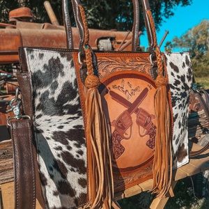 The Smoking Gun Tote a Haute Southern Hyde by Beth Marie Exclusive